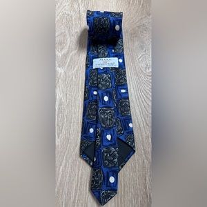 Mara|Countess Mara Silk‎ Tie|Blue/Grey/White